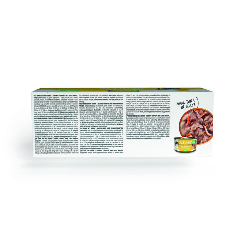 Schesir Cat Tonnetto con Surimi 6x85 gr Schesir Cat Tonnetto con Surimi 6x85 gr