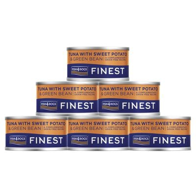 Fish4Dogs Finest Dog Tonno, Patata Dolce e Fagiolini 85 gr