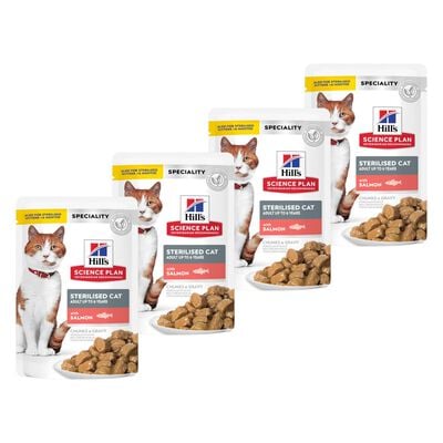 Hill's Science Plan Cat Adult Sterilised con Salmone 85 gr