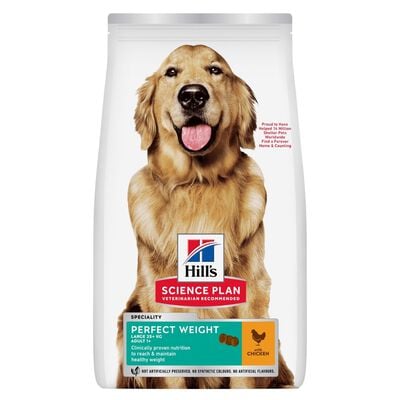 Hill's Science Plan Dog Perfect Weight Large Breed Adult con Pollo 12 kg