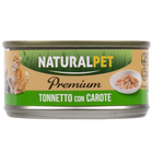 Naturalpet Premium Cat Adult Tonnetto con carote 70gr image number 0
