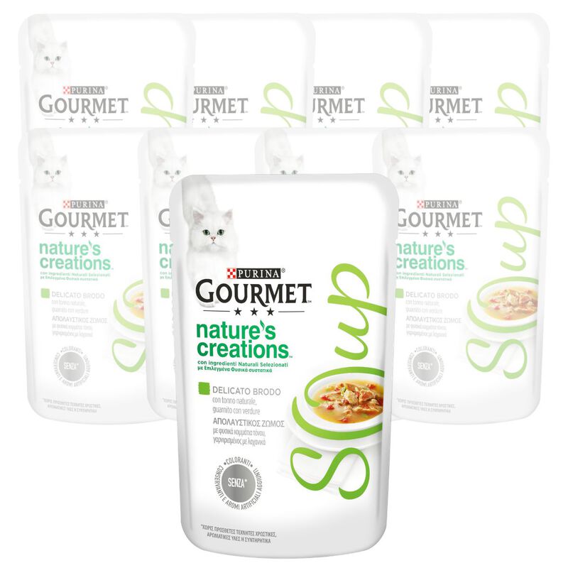 Gourmet Nature's Creation Soup Cat Adult Tonno&Verdure 40 gr