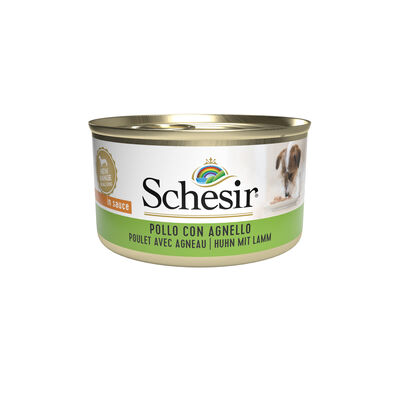 Schesir Dog Pollo con Agnello 85 gr