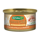 Naturalpet Ghiotto Chef Straccetti di Pollo con Granchio fumé 80gr image number 0