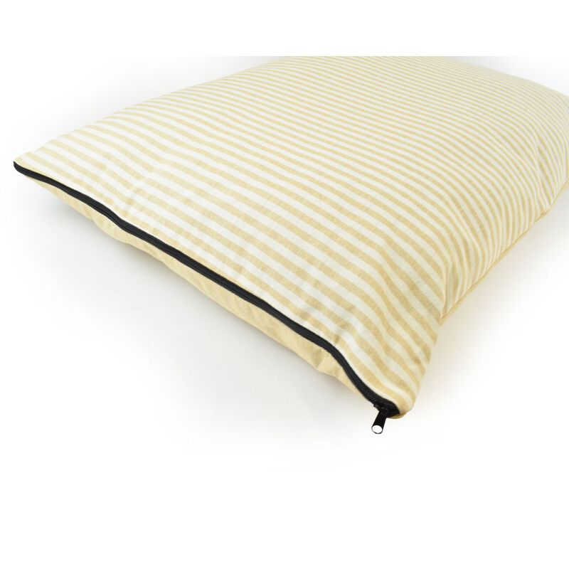 L'Isola dei Tesori Sacco Sfoderabile a Righe Beige 70x100 cm