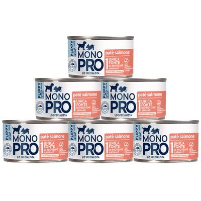 Monopro Puppy All breeds pat&eacute; Salmone 150 gr