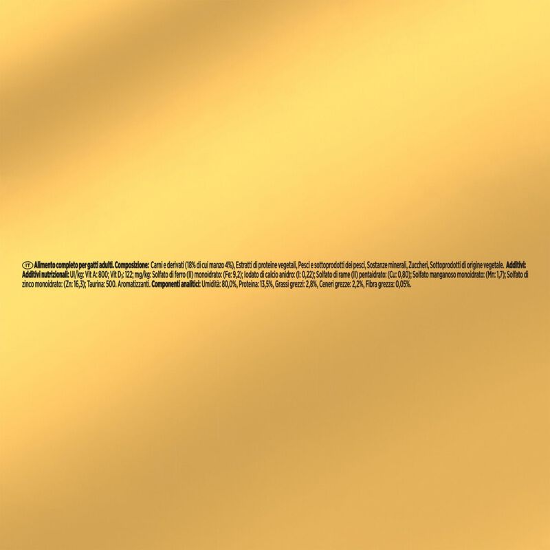 Gourmet Gold Cat Adult con Sfilaccetti di Manzo 85 gr