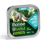 Monge Natural Superpremium BWild per gatti adulti Merluzzo 100 gr image number 0