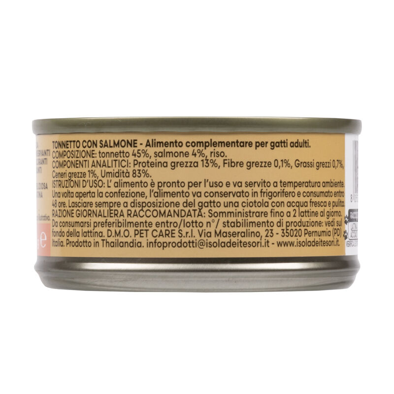 Naturalpet Premium Cat Adult Tonnetto con salmone 70gr