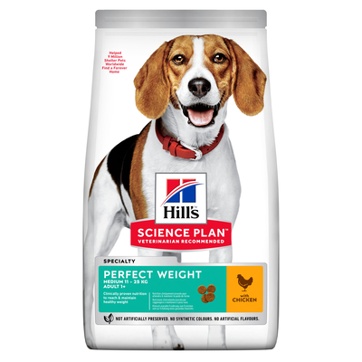 Hill's Science Plan Dog Perfect Weight Medium con Pollo 12 kg
