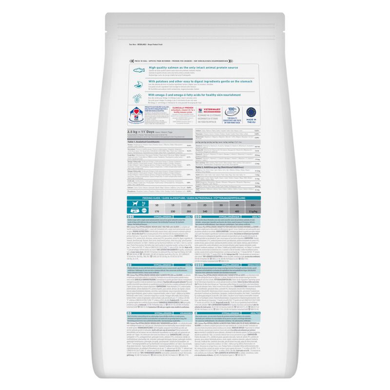 Hill's Science Plan Dog Adult Medium Hypoallergenic Salmone 12kg