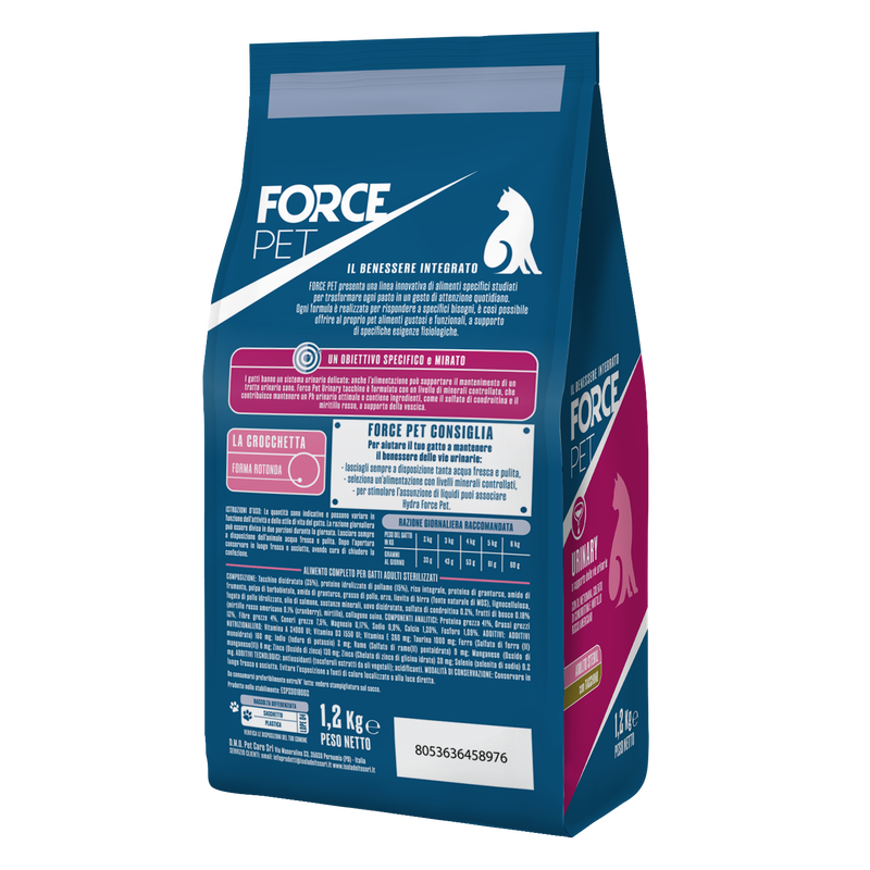 Forcepet Cat Adult Steril Urinary con tacchino 1,2kg