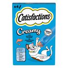 Catisfaction Snack Dreamies Creamy Salmone 4pzx10gr