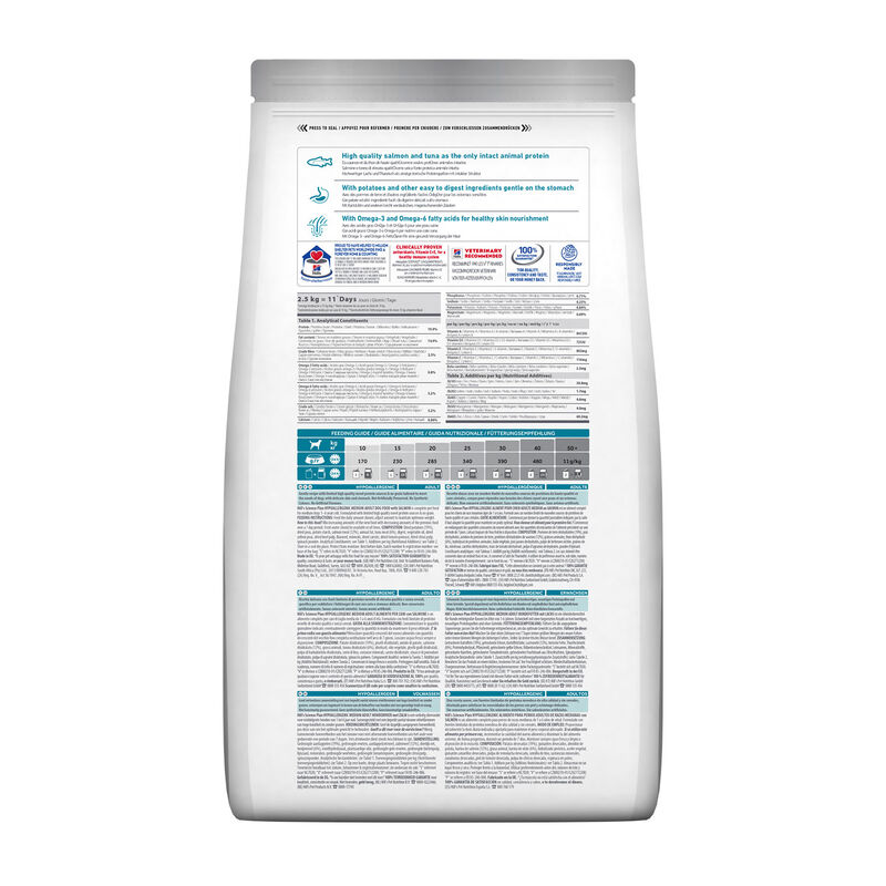 Hill's Science Plan Dog Adult Medium Hypoallergenic Salmone 12kg