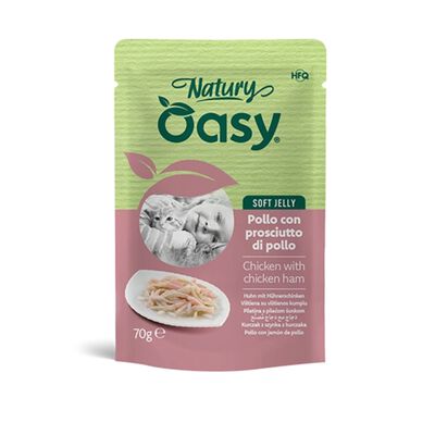 Oasy Natury cat adult Pollo con Prosciutto di pollo 70 gr