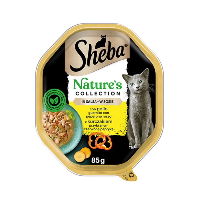 Sheba Cat Adult Nature's Collection Pollo con Peperone 85 gr