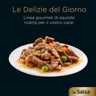 Cesar Dog Delizie del Giorno Multipack Pollo e Verdure e Manzo e Carote in Salsa 4x100 gr