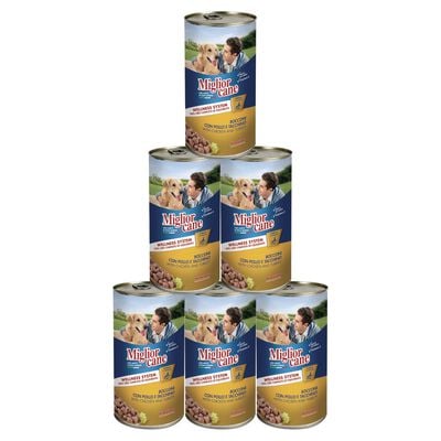 Migliorcane Dog Adult Bocconi con Pollo e Tacchino 1250 gr
