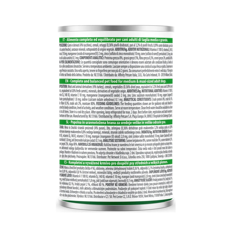 Natural Trainer Dog Mediumx&Maxi Adult bocconcini con tacchino 415gr