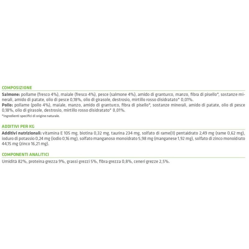 Natural Trainer Cat Adult al Pollo e Salmone  24 pz x 85 gr