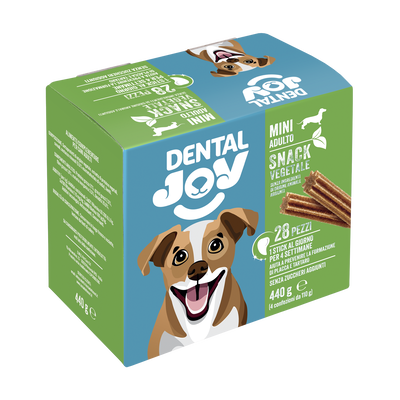 Dentaljoy Dog Adult Mini Snack vegetale Multipack 28pz