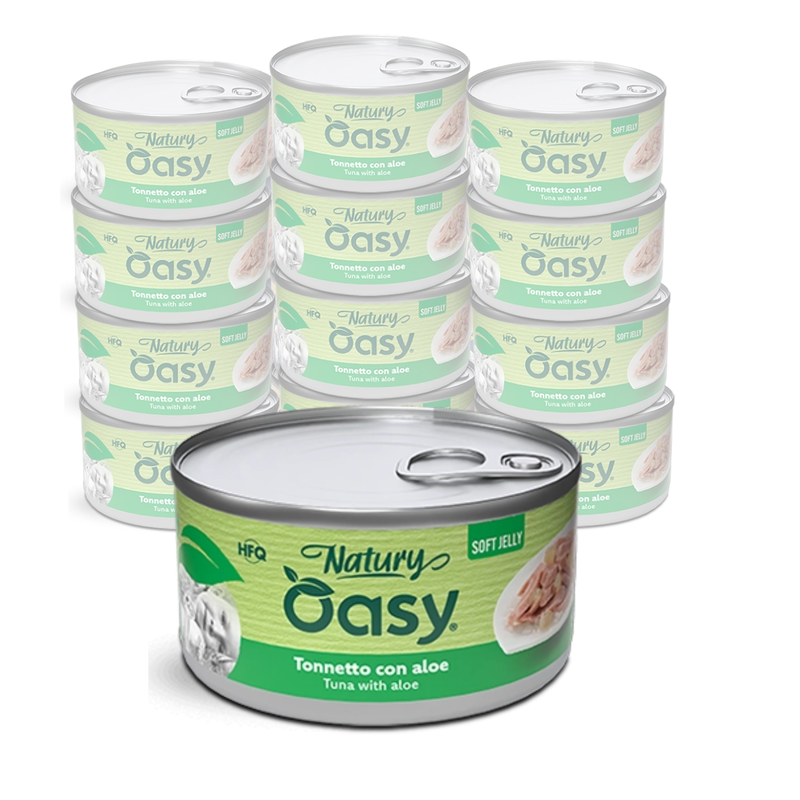 Oasy Natury Cat Adult Tonnetto con aloe in jelly 150gr