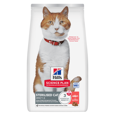 Hill's Science Plan Cat Adult Sterilised Salmone 300 gr