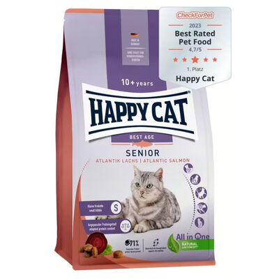 Happy Cat Senior +10 Atlantic Salmon 1,3 kg