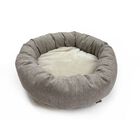 L'Isola dei Tesori Cuccia a Ciambella per cani e gatti Grigio diam. 60 cm