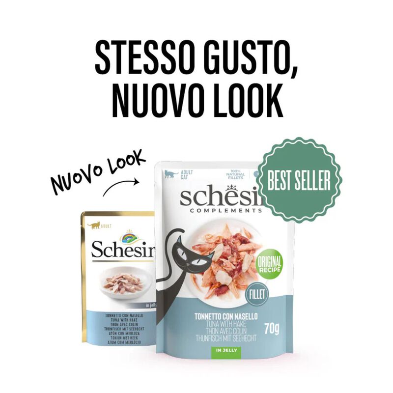 Schesir Cat Tonnetto con Nasello 70 gr