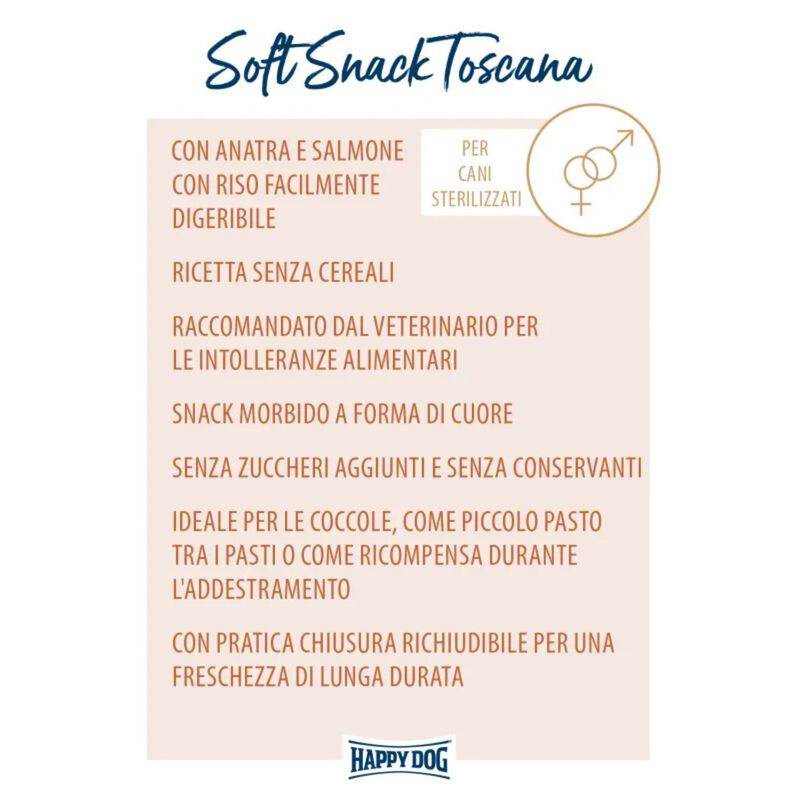 Happy Dog Soft Snack Toscana 100 gr
