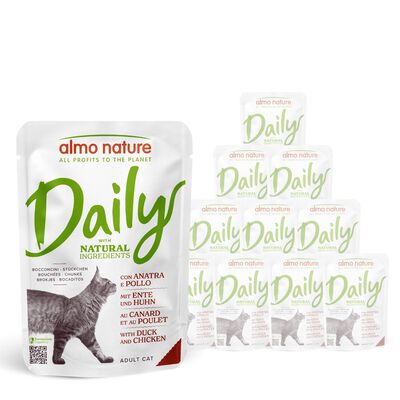 Almo Nature Daily Cat Adult Pollo Anatra 70g