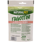 Naturalpet Snack Fagottini con Pollo ripieni di Salmone 60 gr