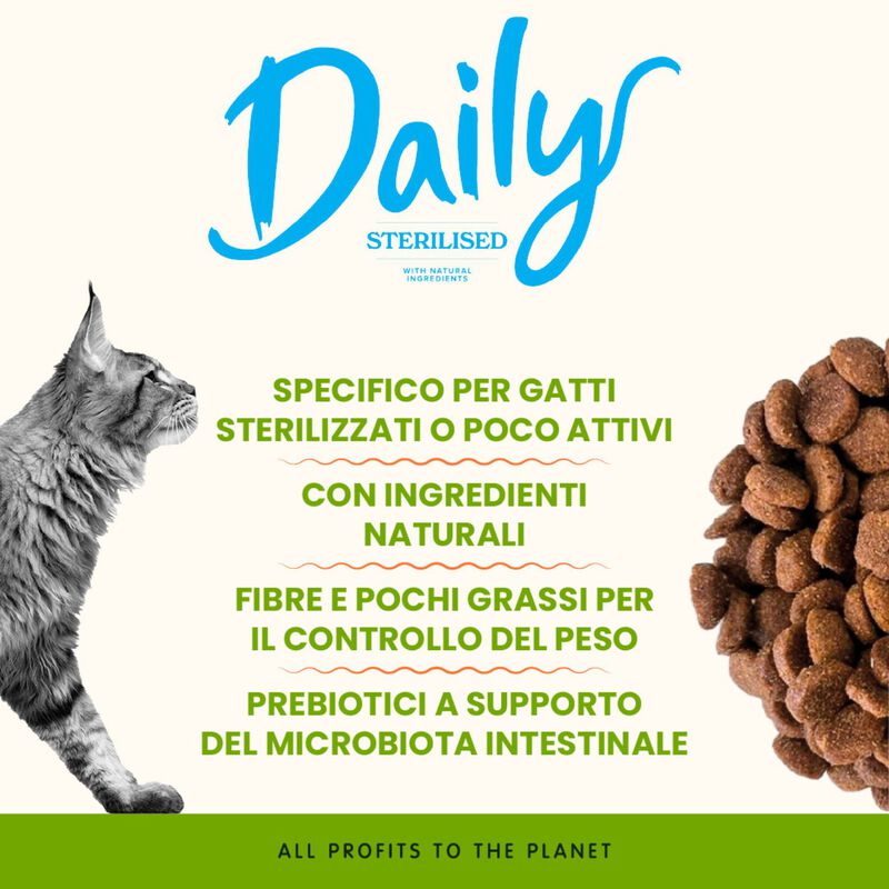 Almo nature Daily Cat Sterilised Pollo 12 kg