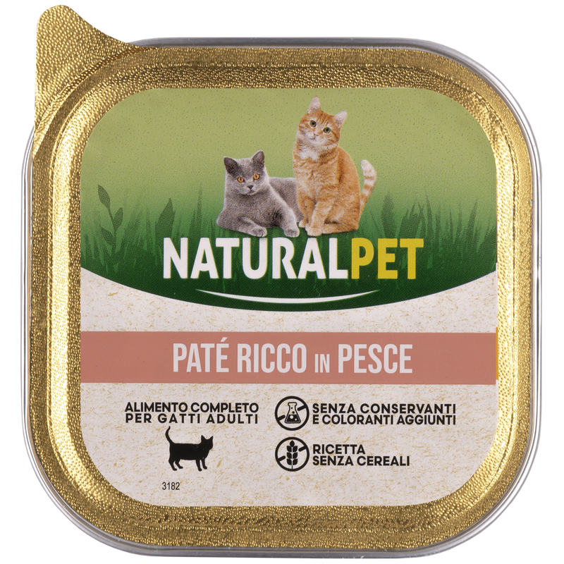 Naturalpet Cat Adult Paté con Salmone 100gr