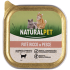 Naturalpet Cat Adult Paté con Salmone 100gr image number 0