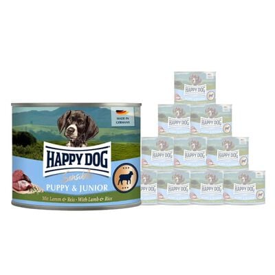 Happy Dog Sensible Puppy & Junior Agnello e riso 200 gr
