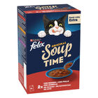 Felix Soup Cat Adult Filetti Manzo Pollo e Agnello 6 pz x 48 gr
