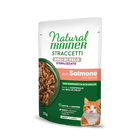 Natural Trainer Straccetti con Salmone Boli di Pelo per Gatti Steril 70gr