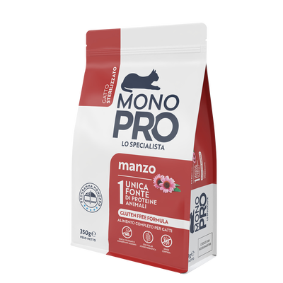 Monopro Cat Adul Sterilized Manzo 350 g