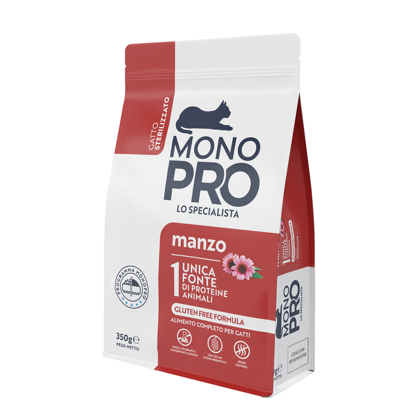 Monopro Cat Adul Sterilized Manzo 350 g