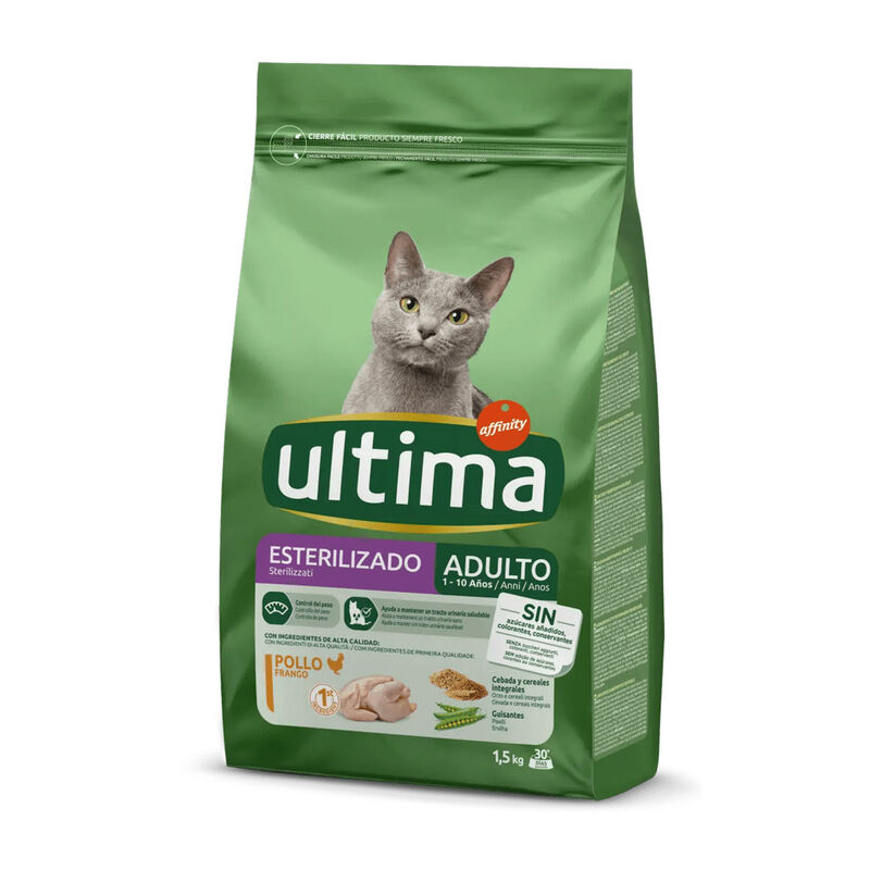 Ultima Cat Adult Sterilizzato con pollo 1,5 kg