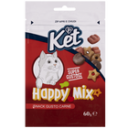 Ket Cat Adult Happy Mix Snack gusto Carne 60gr