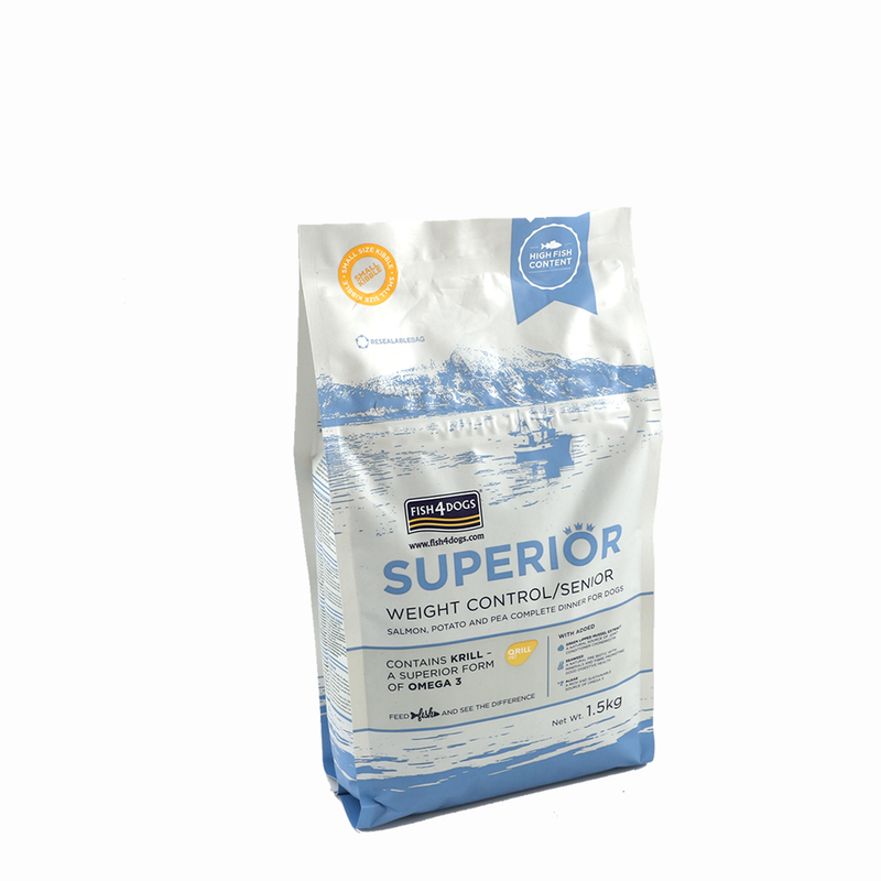 Fish4dogs Superior Dog Senior Weight Control S 1,5 kg