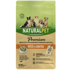 Naturalpet Premium Dog Adult Mini ricco in Anatra 800gr
