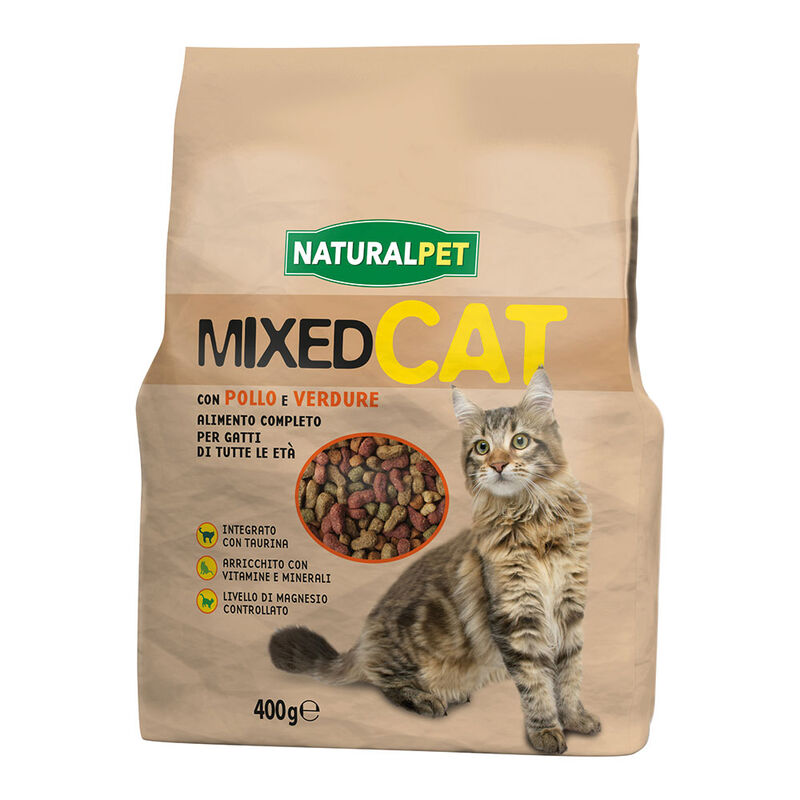 Naturalpet Cat Adult Mixed Pollo e Verdure 1,5 kg