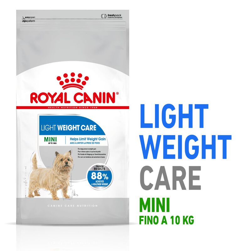 Royal Canin Dog Mini Adult e Senior Light Weight Care 1 kg - Scad. Gennaio 26