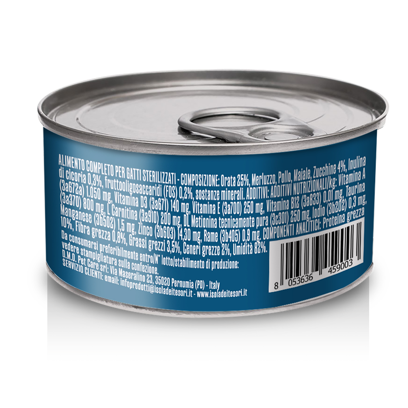 Forcepet Cat Adult Steril Digestive soft pat&egrave; con orata 85gr