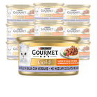 Gourmet Gold Cat Adult Dadini in Salsa con Verdure, con Vitello in Salsa con Verdure 85 gr image number 0