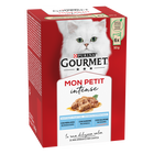Gourmet Mon Petit Cat Adult con Merluzzo, Sardine, Salmone 6x50 gr